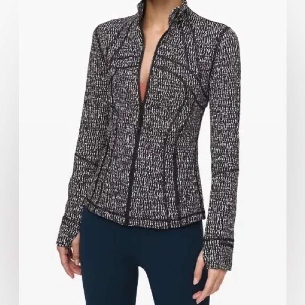 Lululemon Zip Up Jacket - Size Small - Grey/Black